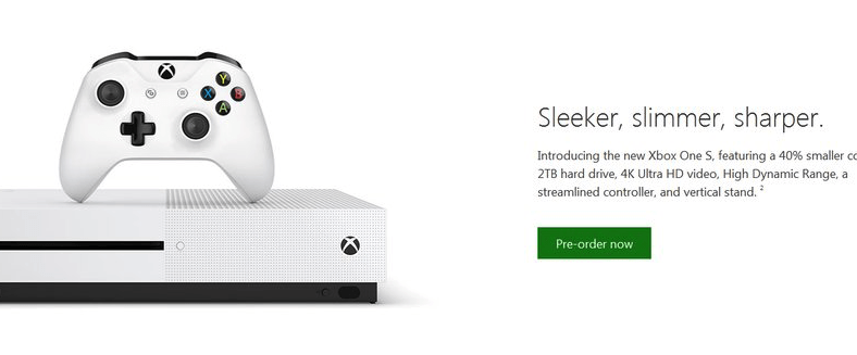 Xbox One Slim, un 40% mas pequeña que Xbox One